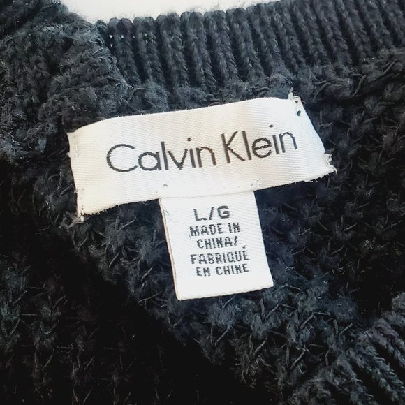 CALVIN KLEIN Waffle Knit Sweater - Picture 5 of 7